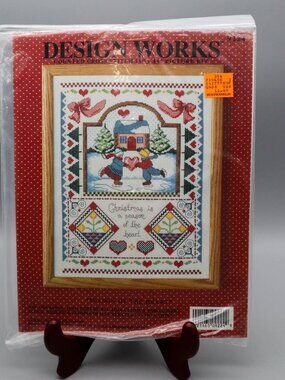 Design Works Christmas Cross Stitch Sampler Kit Season of the Heart 9224 Winter